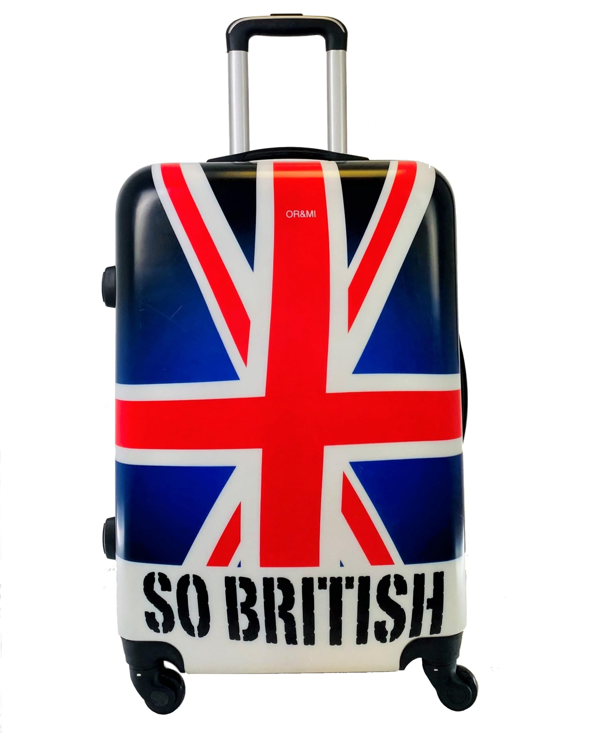 Maleta Mediana para Viajar en avión 4 Ruedas giratorias 360º Trolley Equipaje de Viaje Estampado Inglaterra 65x44x26cm