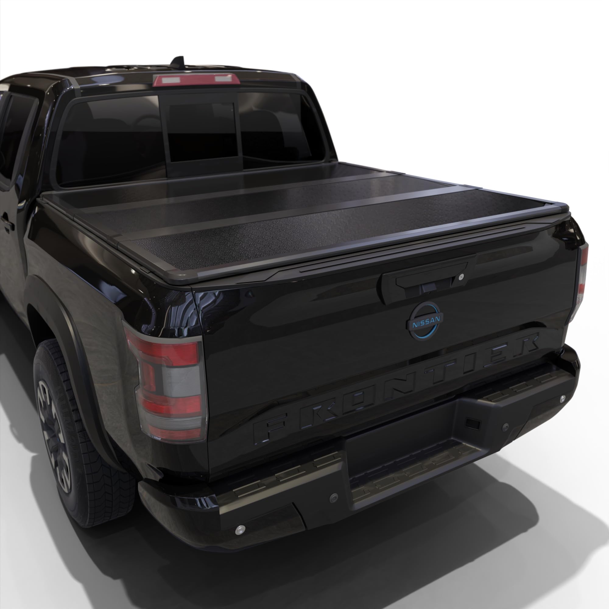 Calffree Hard Folding Truck Bed Tonneau Cover Compatible with 2005-2025 Nissan Frontier 5ft Bed (60