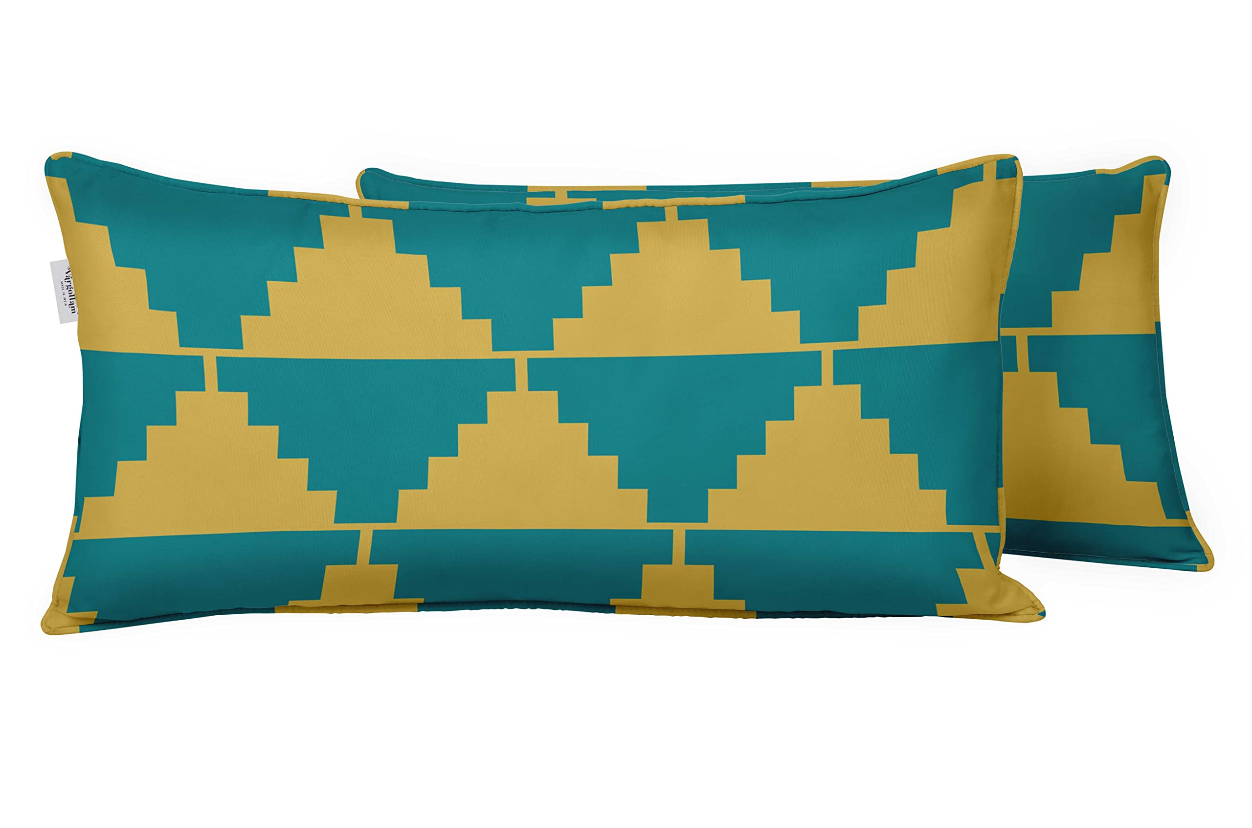 See full amazon price history chart for Vargottam Indoor/Outdoor Polyester Fabric Lumbar Pillow Cover, All-Weather Waterproof Rectangular Cushion Case for Patio Furniture, 12 x 18 Set of 2 - Geometric-12 Vargottam Indoor/Outdoor Polyester Fabric Lumbar Pillow Cover, All-Weather Waterproof Rectangular Cushion Case for Patio Furniture, 12 x 18 Set of 2 - Geometric-12 (B09SZD9L7Y) Amazon Price History, Amazon Price Tracker