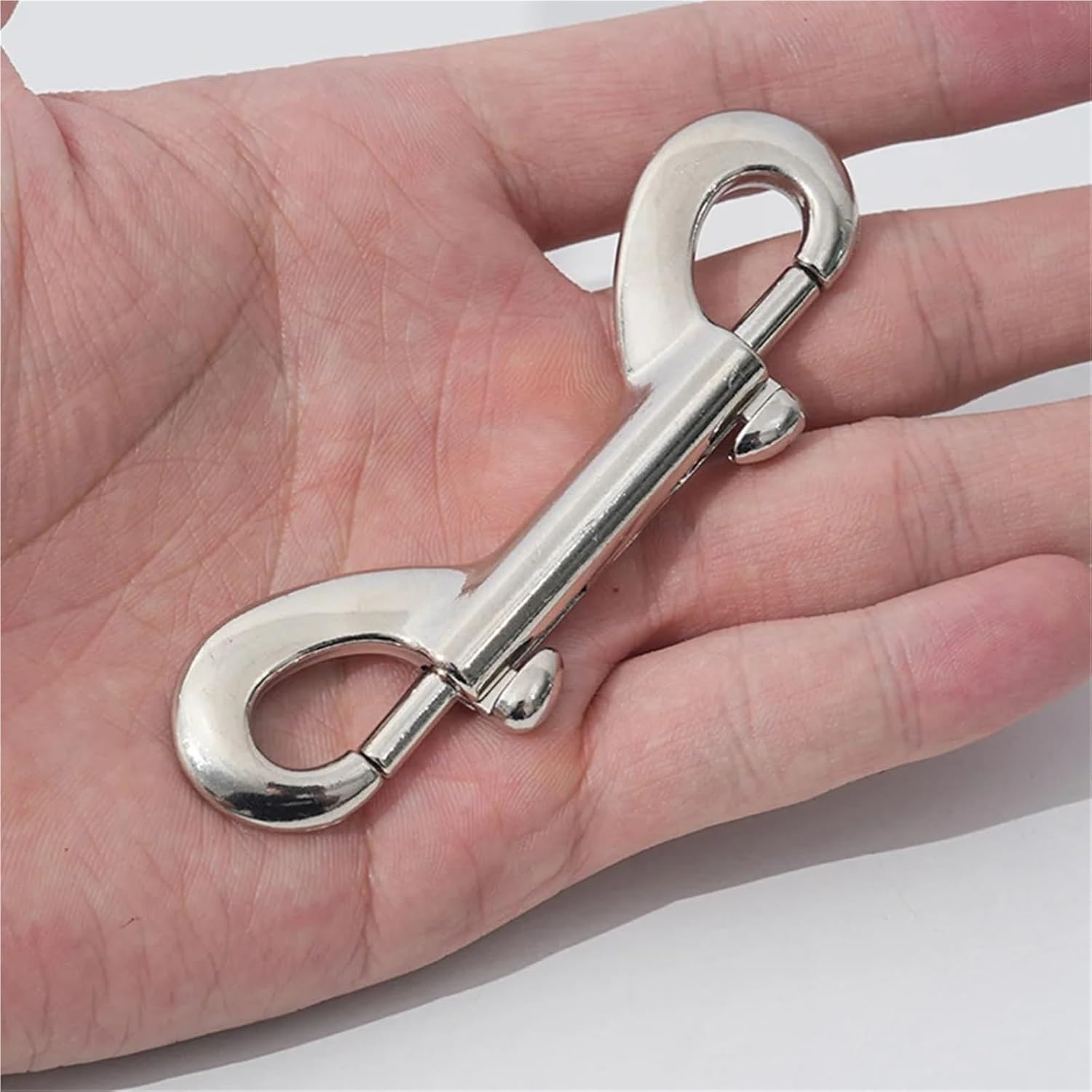 Double Snap Hook 25pcs Double End Bolt Snap Hook Clips Stainless Steel Hardware for Accessories