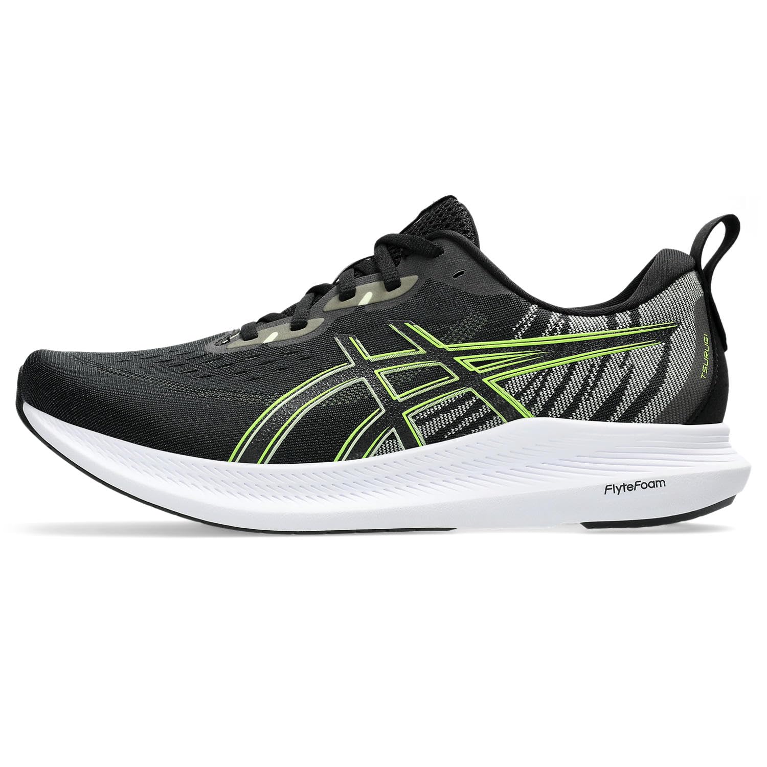 Asics 1011B883 - TSURUGI 001 Black/Safety Yellow Gr. 9 : Amazon.de