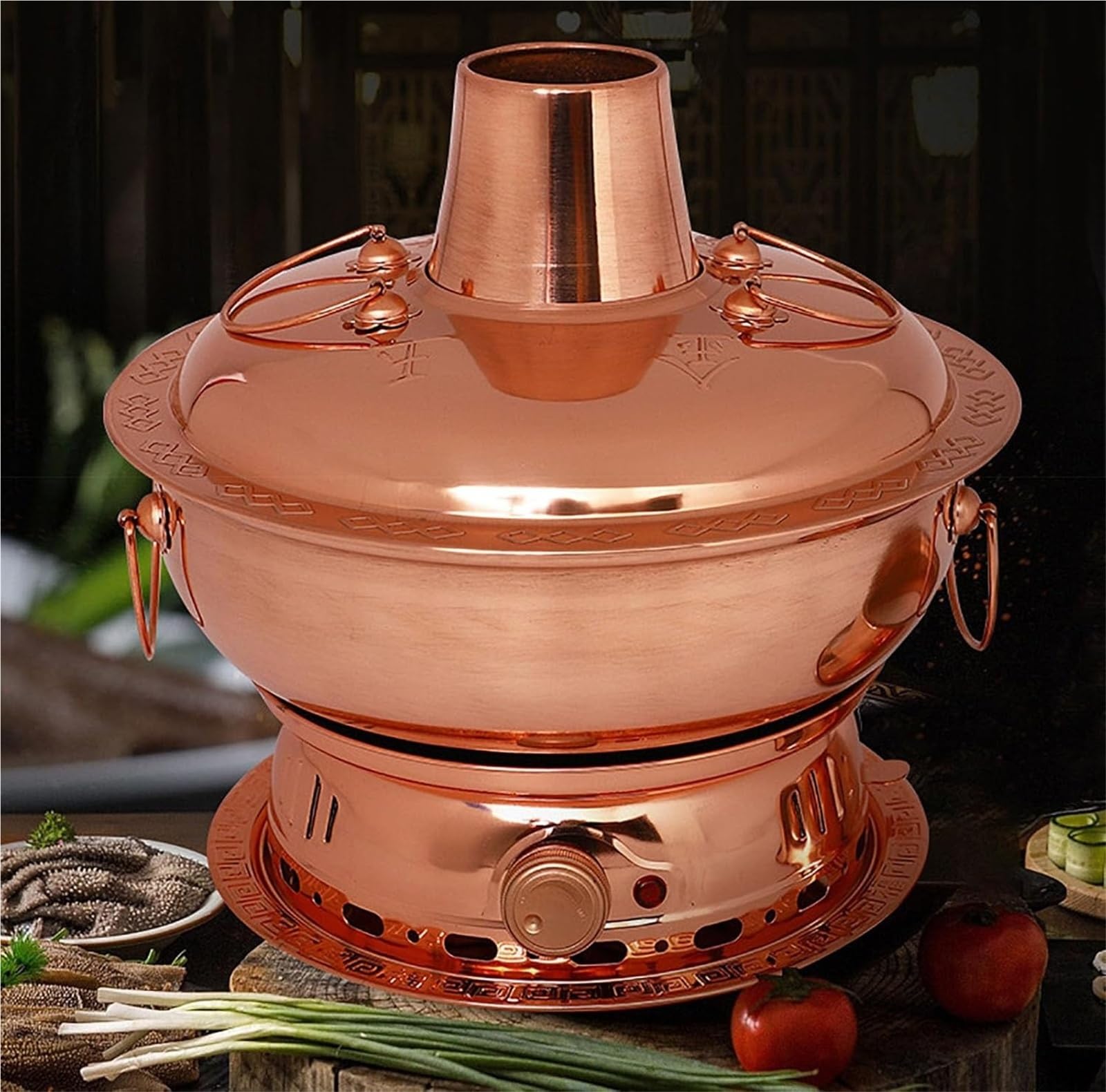 Hot Pot elettrico con design diviso, facile da pulire, ideale per riunioni di famiglia