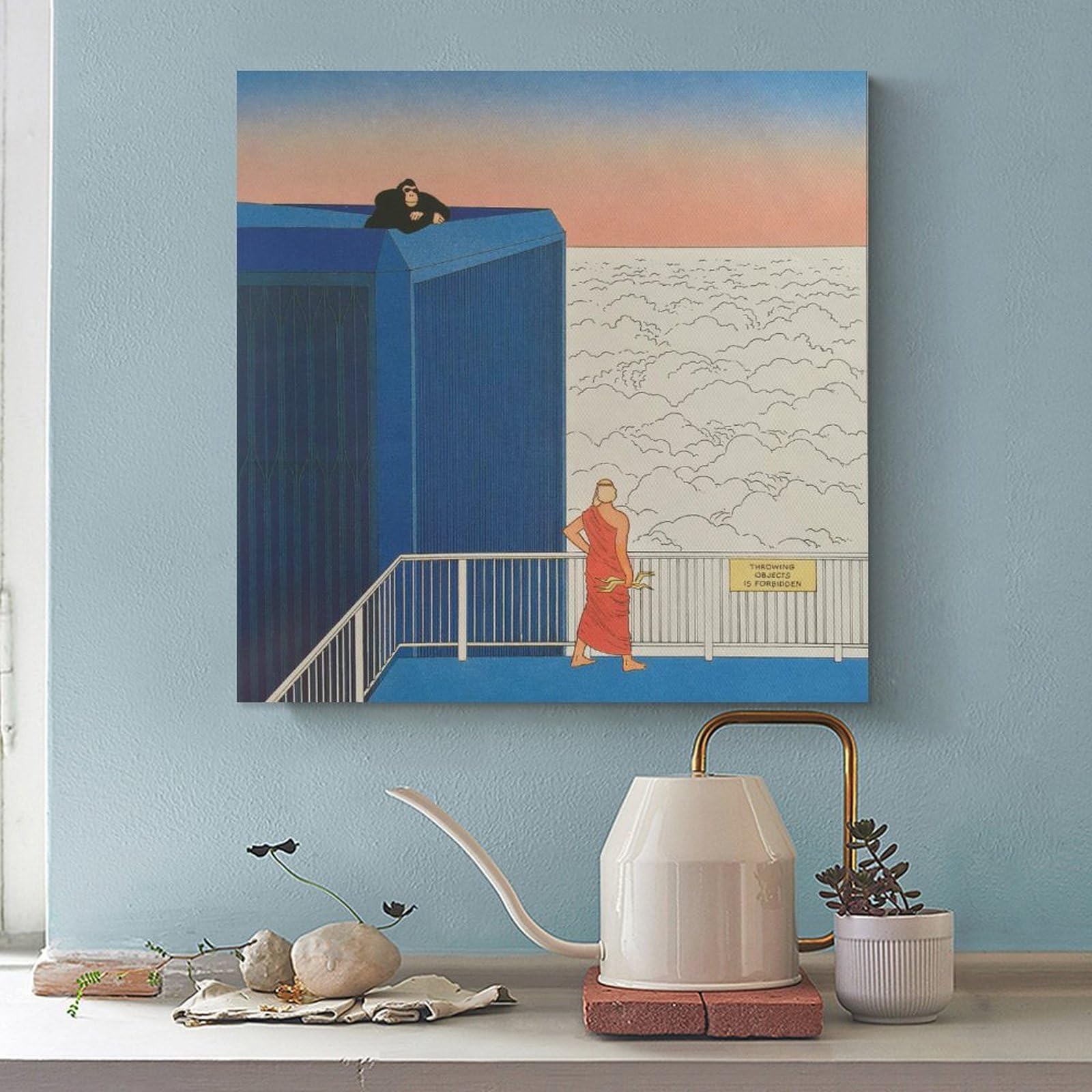 David Hockney Leinwandposter 20x30 Cm - Landschaftsbild Für Wohnzimmer