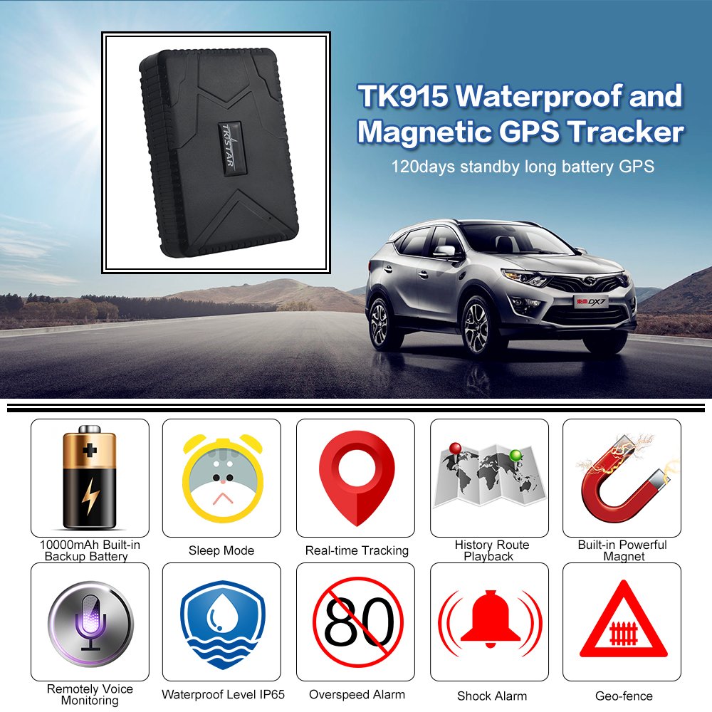 GPS Tracker localizzatore GPS dispositivo di monitoraggio in tempo reale veicolo veicolo veicolo con camion per auto GPS senza installazione