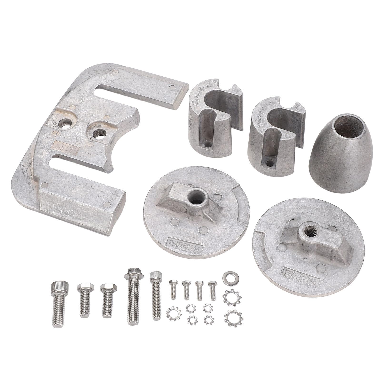 Kit Anodo in Alluminio Marino, Ricambio Ad Alta Resistenza Resistente All'ossidazione per Entrofuoribordo Bravo III 2003 e Successivi, con Hardware per Installazione Diretta