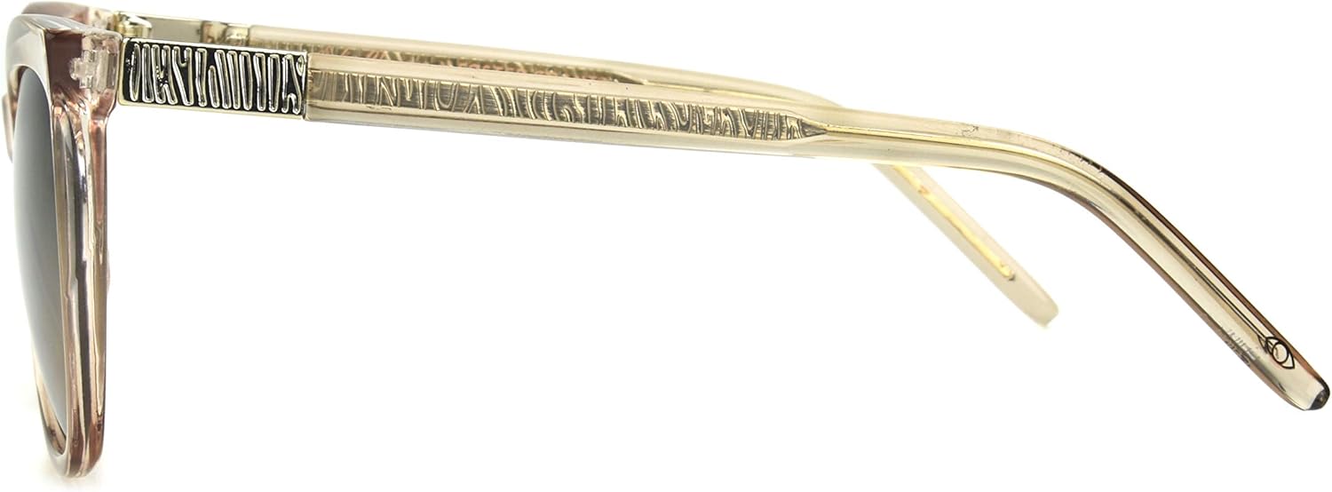 Sofia Vergara x Foster Grant Women's Sofia Sunglasses Cat Eye, Crystal Clear and Black, 55 mm - Image 3