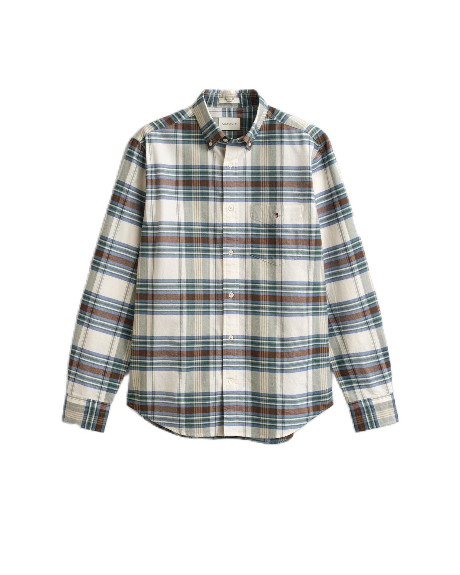 GANT Herren Reg Oxford Check Shirt Hemd