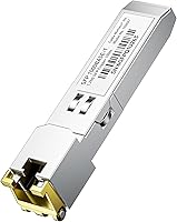 Vista 1 de Cable Matters 1000BASE-T Gigabit SFP a RJ45 módulo transceptor Ethernet de cobre para equipos Cisco, Ubiquiti, TP-Link, Netgear, MikroTik