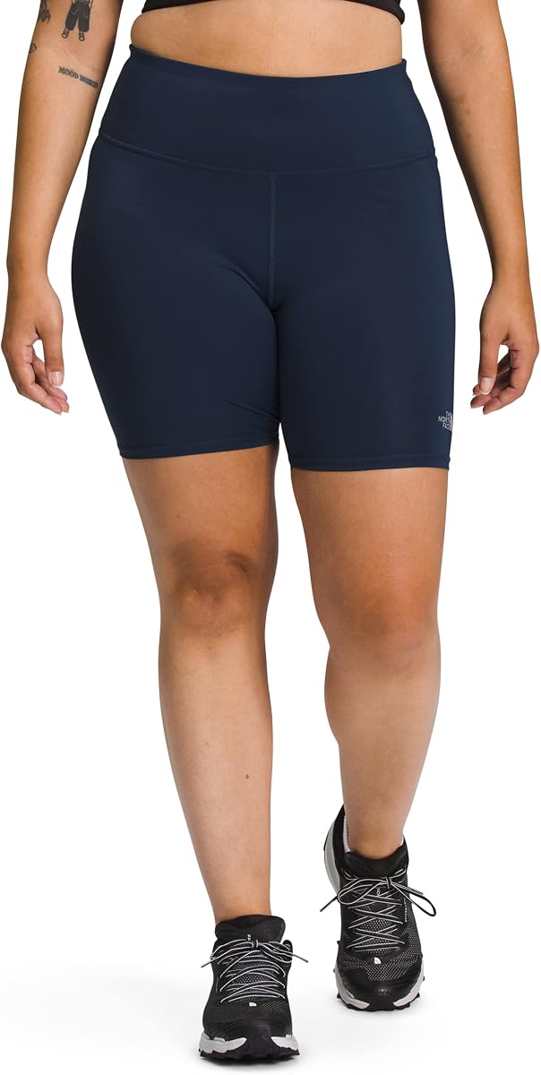 Pantalón corto de bicicleta THE NORTH FACE Plus Performance Essential - Summit Navy 2X Regular para mujer