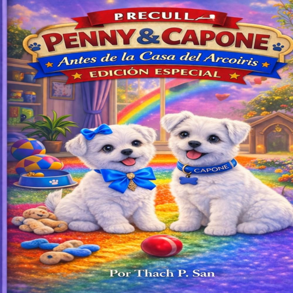Penny & Capone: The Prequel: Before the Rainbow House- A Children's Activity & Story Book... (Spanish Edition) (Penny & Capone Signature Adventures)