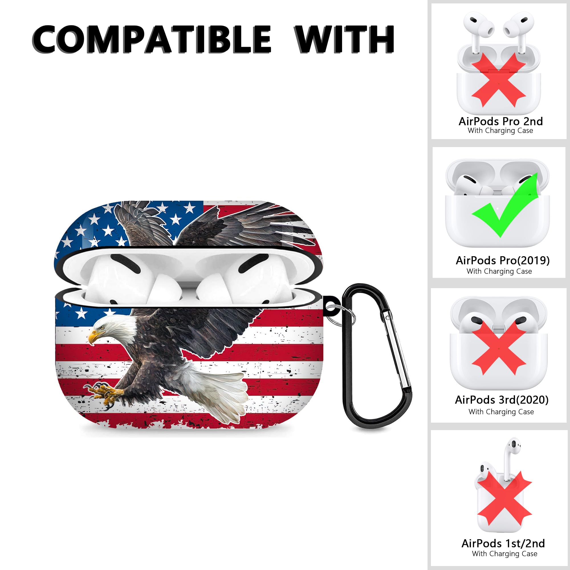 Amazon.com: Eagle American Flag Pro Case Compatiable with