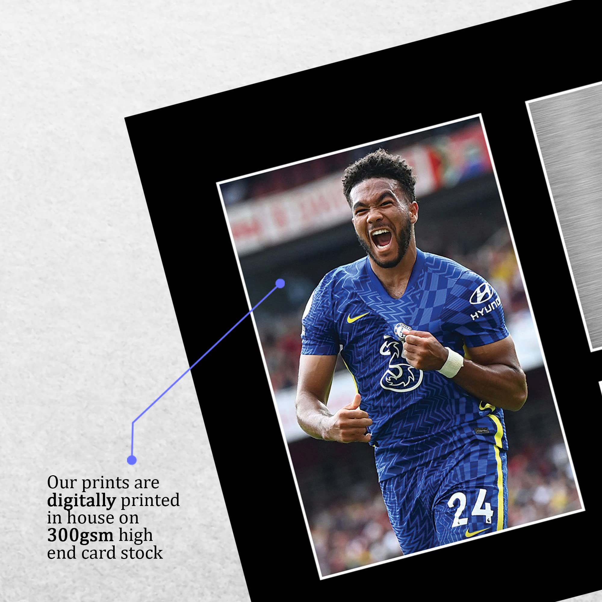 Amazon.co.jp: HWC Trading A4 Reece James Chelsea Gifts サッカー