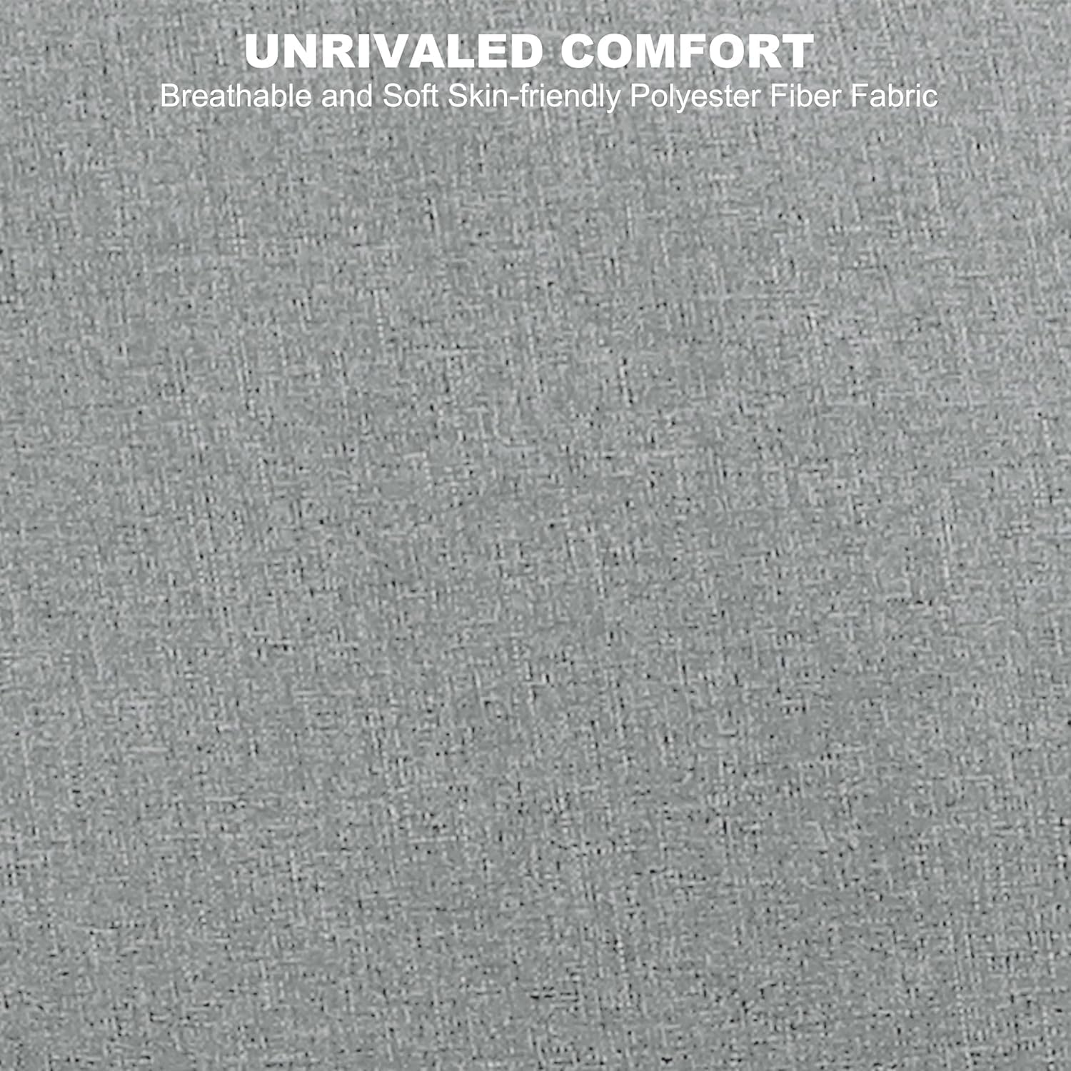 asunflower Small Loveseat Sofa 52Inch Couch for Small Spaces, Comfy Linen Fabric 2 Seater Sofa Office Couch Tool-Free Assembly Love Seats for Bedroom,Drom Room,Kid's Room,Light Grey