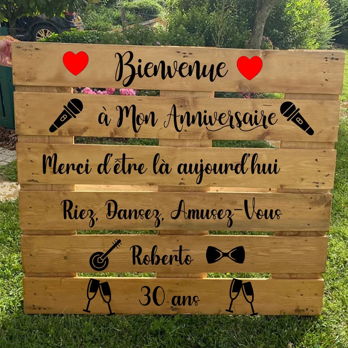Pegatinas Personalizadas For Bandejas De Bienvenida De Boda, Paneles De Boda For Bandejas De Madera, Paneles De Bienvenida For Bodas De Bricolaje, Pegatinas Personalizadas For Bandejas
