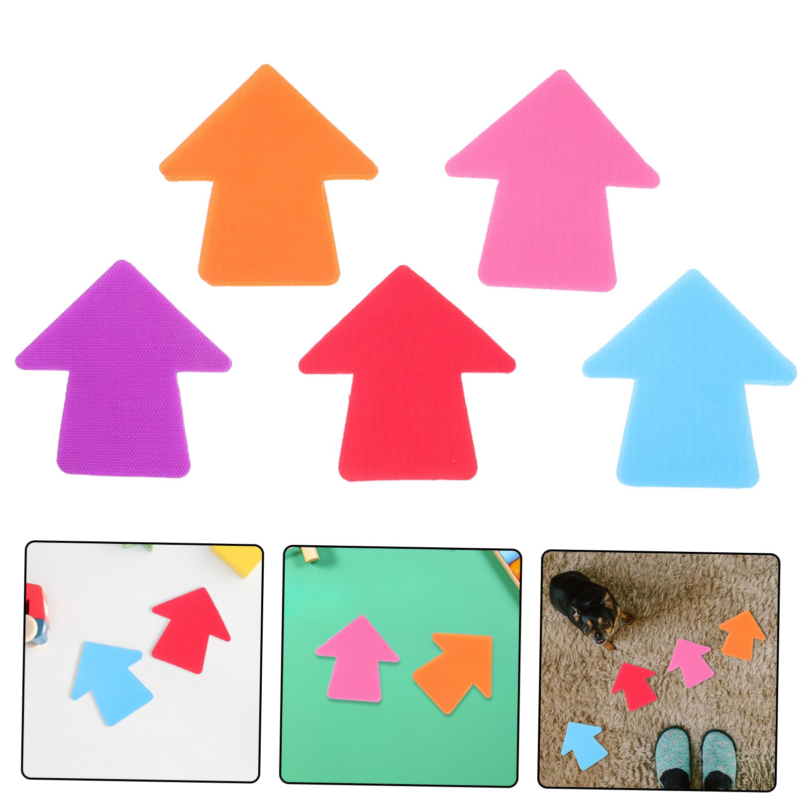 SHINEOFI 20 Pezzi Marcatori da Allenamento a Forma di Indicatore per Ragazzi, Antiscivolo, Facili da Applicare e Rimuovere, per Palestra