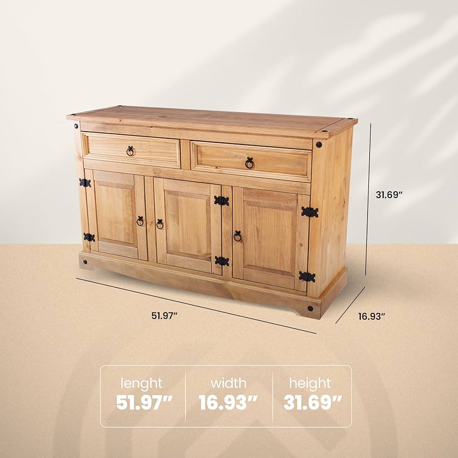 Amazon.co.jp: ウッドビュッフェ サイドボード コロナ | 家具