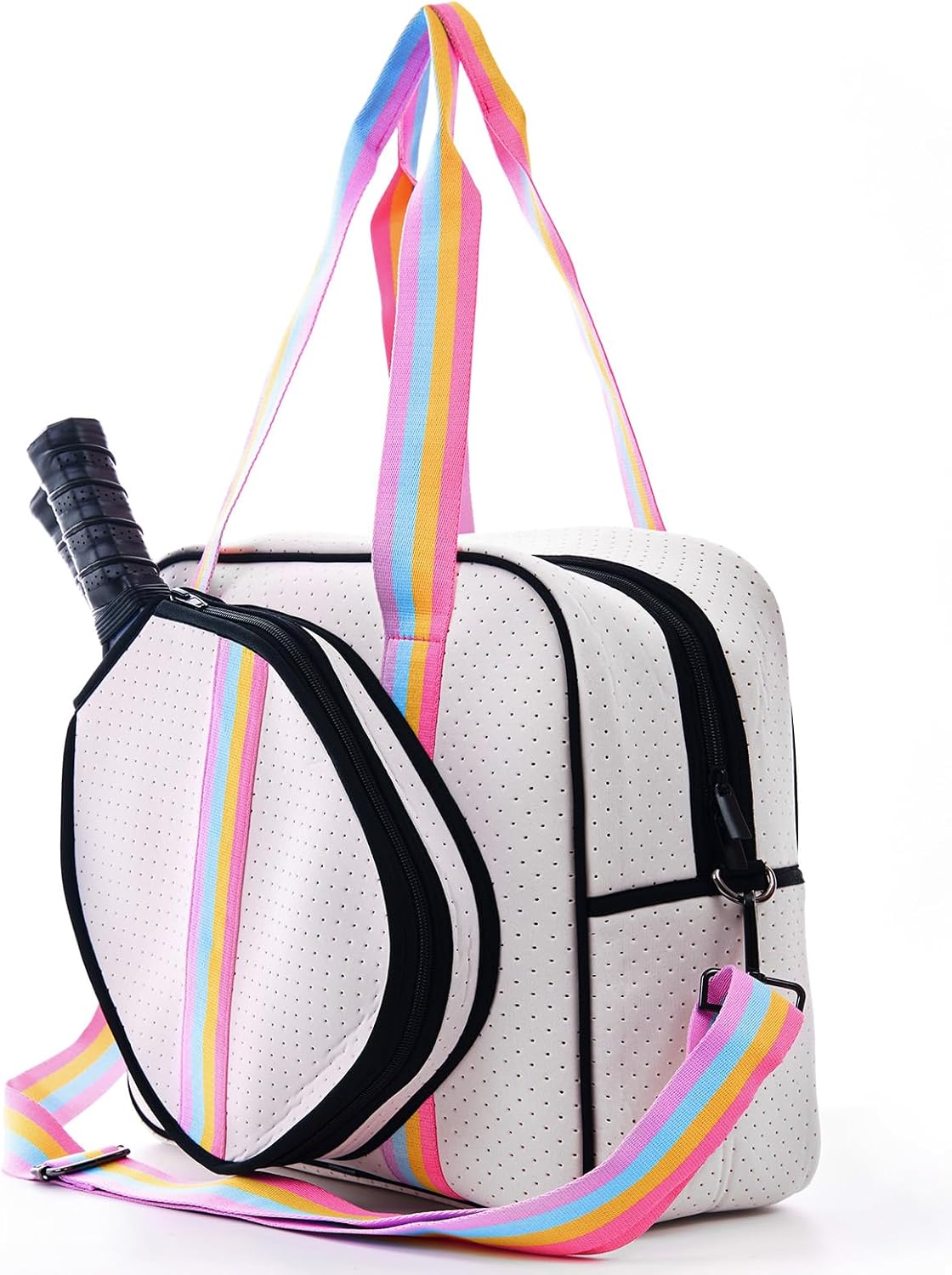 Cute Pickleball Bags for Women and Men,Pickle Ball Bag Tote for Women,Pickleball Sling Bag for Women - Image 7