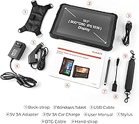 Vista 7 de MUNBYN Tablet resistente IRT05, tableta resistente Windows 10 Pro de 10.1 pulgadas, 4G LTE, GPS, impermeable, tableta de trabajo legible a la luz