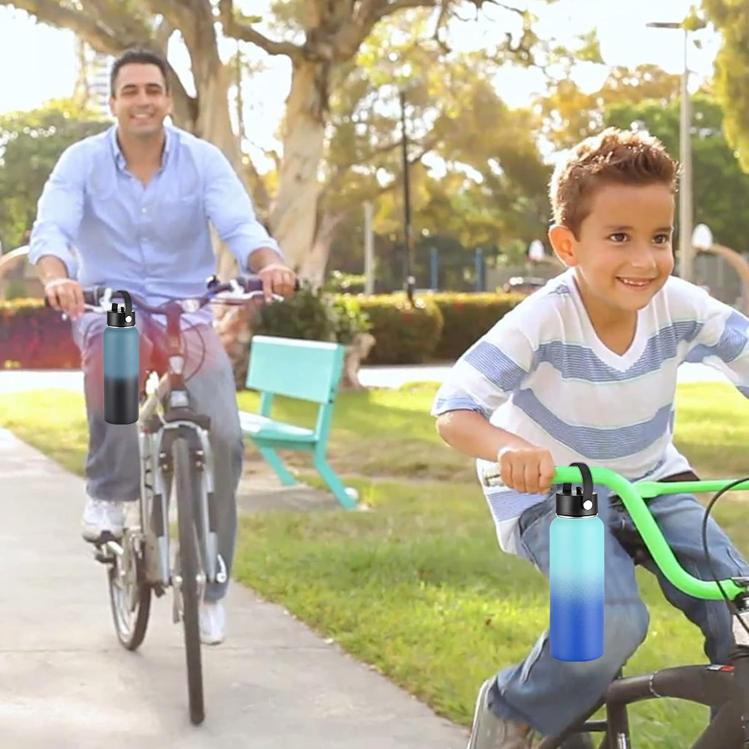 HYDROWION Straw Lid for Hydro Flask Wide Mouth, Flex Straw Lid Compatibility Most Sports Water Bottle 12 16 18 20 32 40 64 oz, Straw Lids for Simple Modern Ascent Water Bottle - Image 6