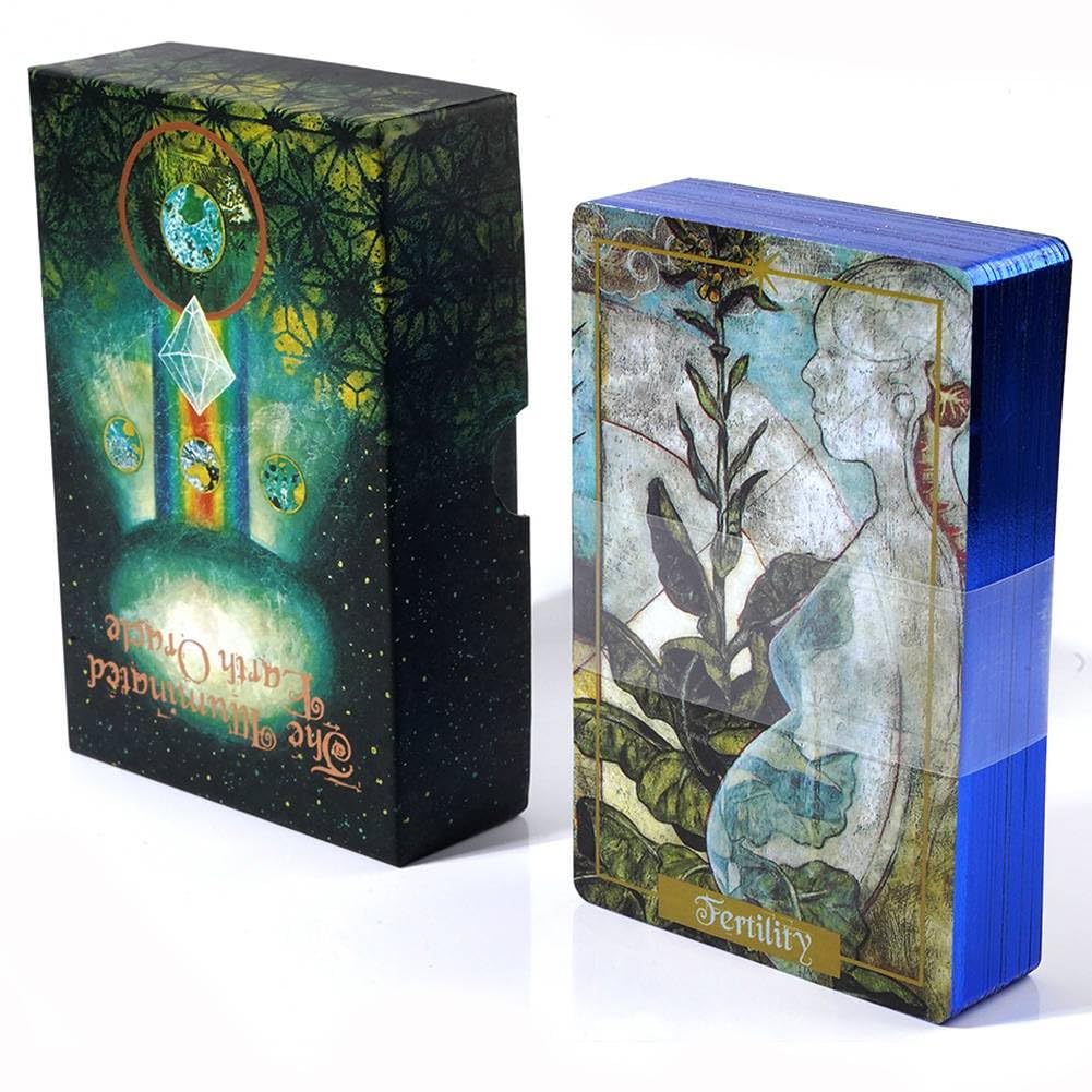 Illuminated Earth Oracle Card Deck Tarot Divination 63-Card Oracle