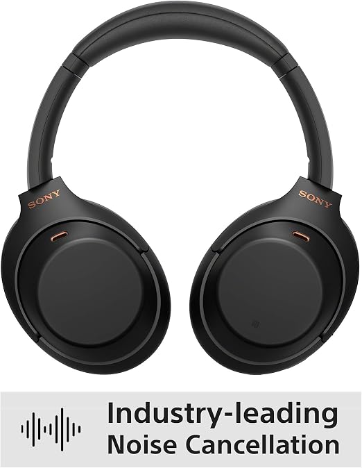 Sony WH-1000XM4 Noise Cancelling Wireless Headphones - 30 hours battery  life - Over Ear style - Optimised for Alexa and the Google Assistant - with  built-in mic for phone calls - Black:
