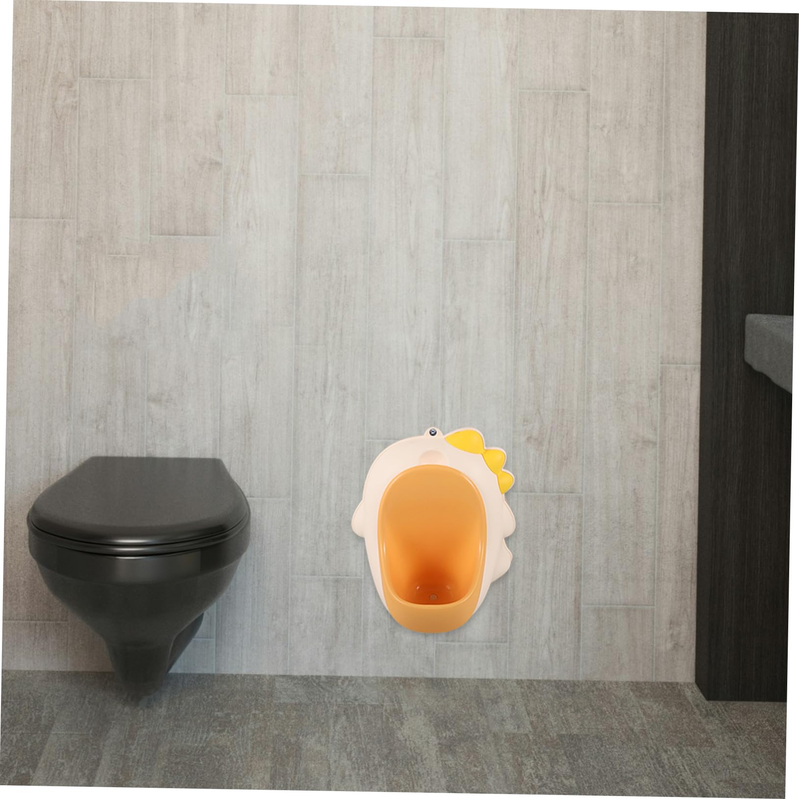 Beatifufu Dinosaur Hanging Urinal for Boys Potty Training Accessory Space Saving Wall Mounted Design Durable Portable for Encouraging Habits