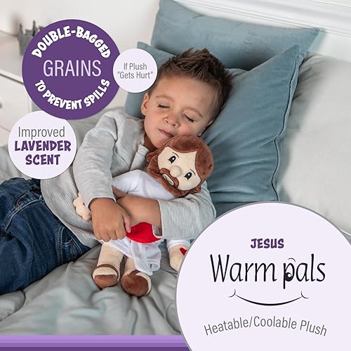 Miniatura 2 de 1i4 Group Warm Pals - Jesús - Acogedores juguetes de peluche perfumados a lavanda  Peluche de Jesús  Peluches refrescables y cómodos  Juguetes