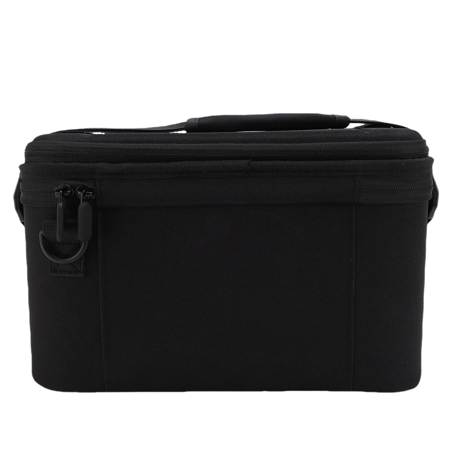 RASTKY Custodia da Viaggio Portatile per 2 Borsa a Doppio Strato, Custodia da Trasporto in Tessuto Oxford Resistente All'acqua per Accessori Console, Leggera e Robusta