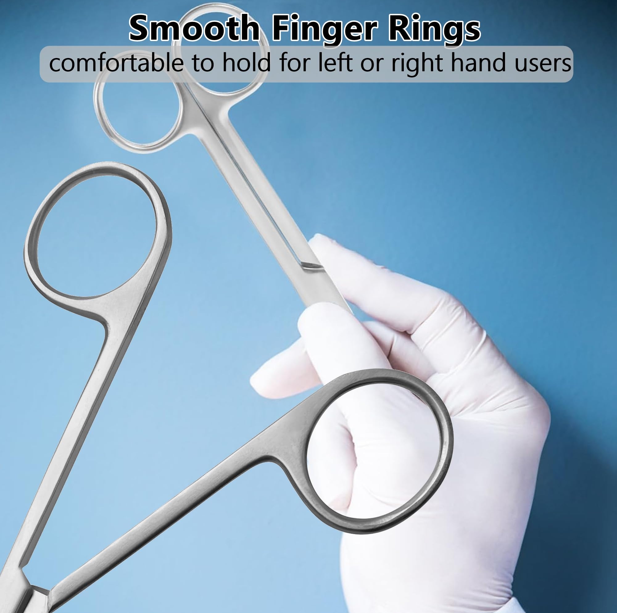 HIGH Grade AUTOCLAVABLE PACIFATED Stainless Steel Dissecting Operating Scissors 5.5" Blunt Blunt Straight (HTI BRAND) — Amazon image 6