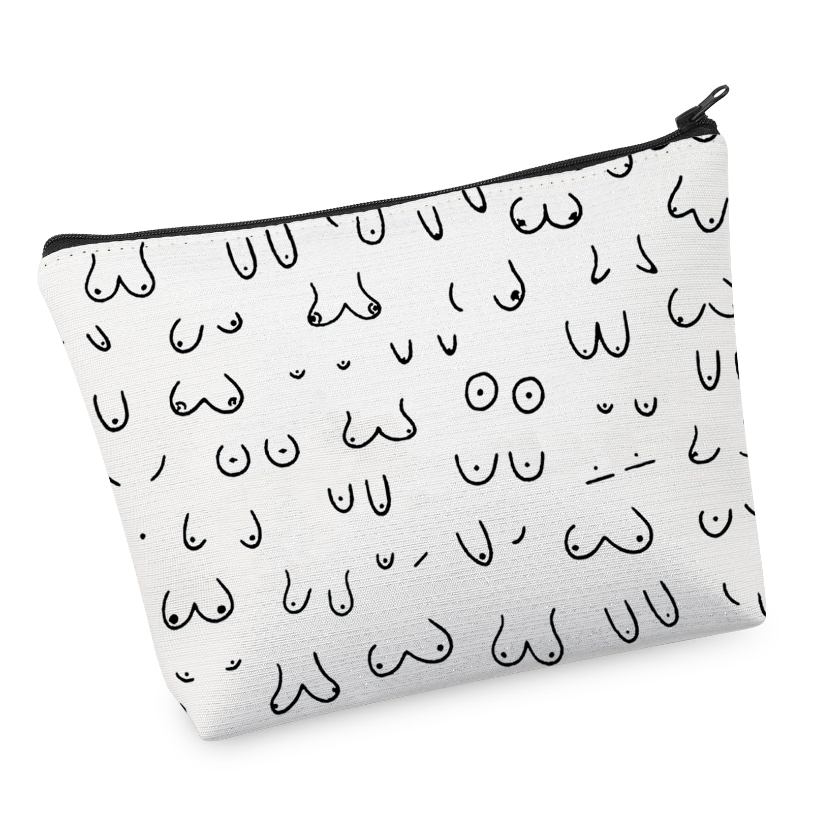 VAMSII Boobs Makeup Bag Boobs The Breast Boobies Inspired Gift Boobs Lover Gifts for Women Boobs Boobie Gift (bag)