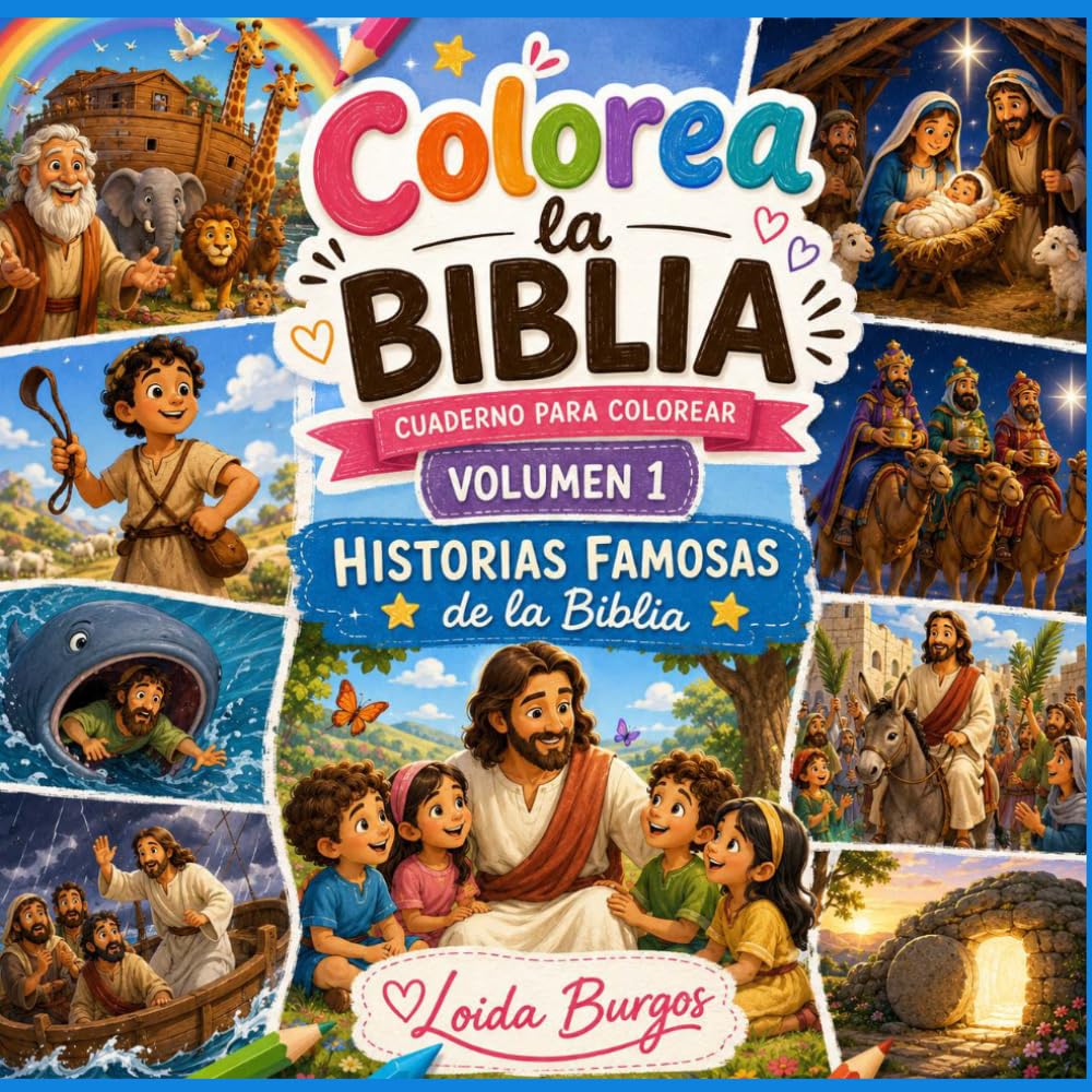 Historias Famosas de la Biblia (Colorea la Biblia)