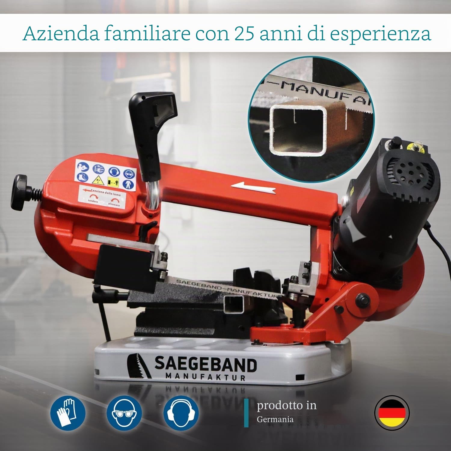 3x lame a nastro M42 HSS bimetalliche Premium 1735 x 13 x 0,90 mm con 8/12 denti per pollice (TPI) - per taglio di metallo, acciaio, alluminio, metalli non ferrosi e leghe leggere