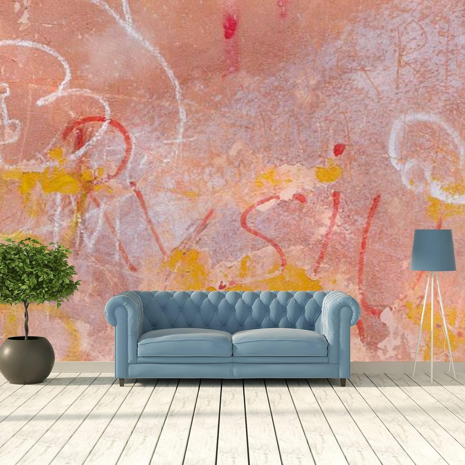 Papier peint photo 3D mural graffiti art abstrait autocollant pour chambre d'enfant