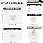 Suction Stickers for Baby High Chairs and Booster Seats – 6 Pack – Secure Suction Plates, Bowls & Toys on Grainy or Textured Surfaces – Compatible with Stokke Tripp Trapp Tray, Stokke Clikk, Stokke Steps, Bugaboo, Lalo, and More