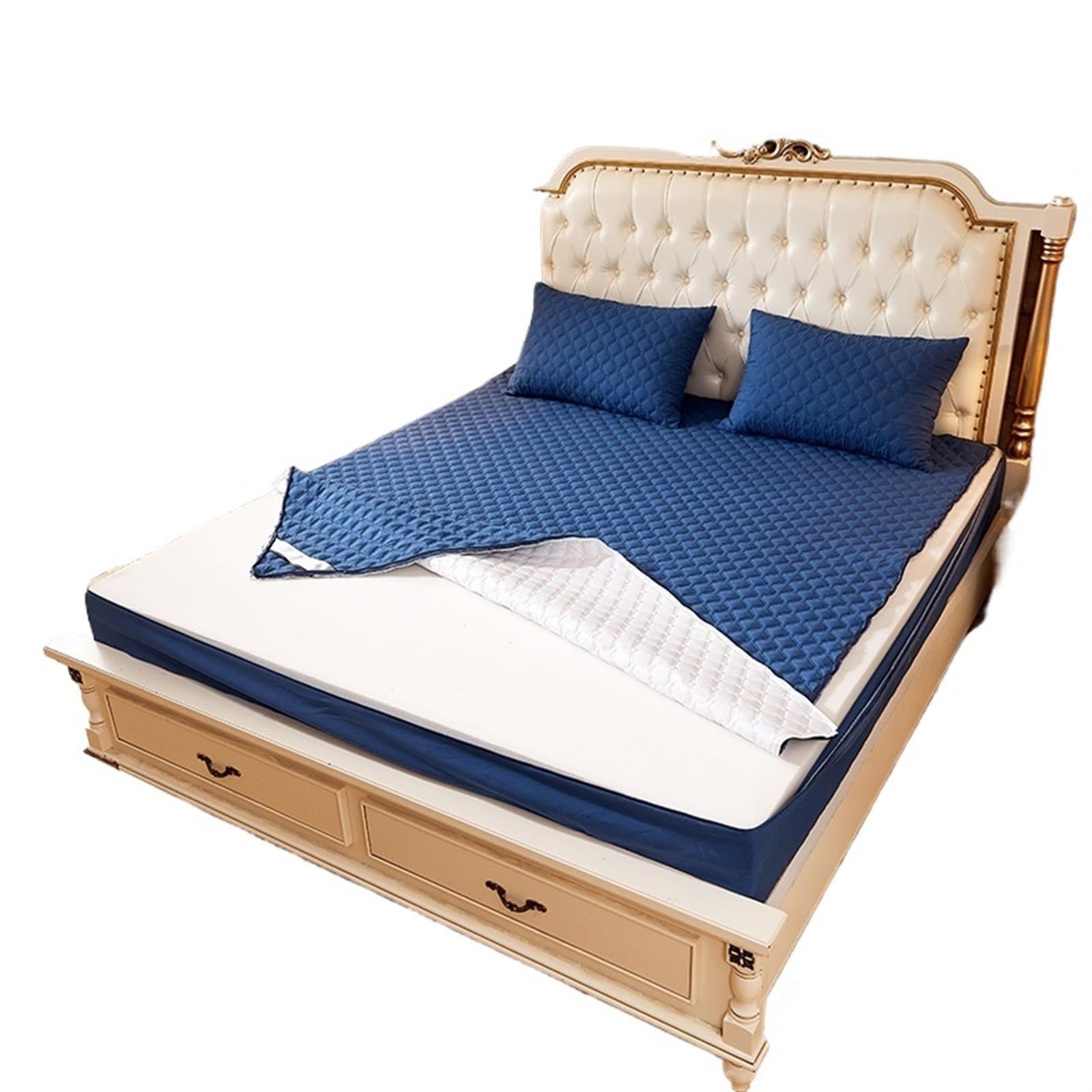 Protector Colchon Impermeable Funda de colchón Impermeable Tipo Cremallera for Cama