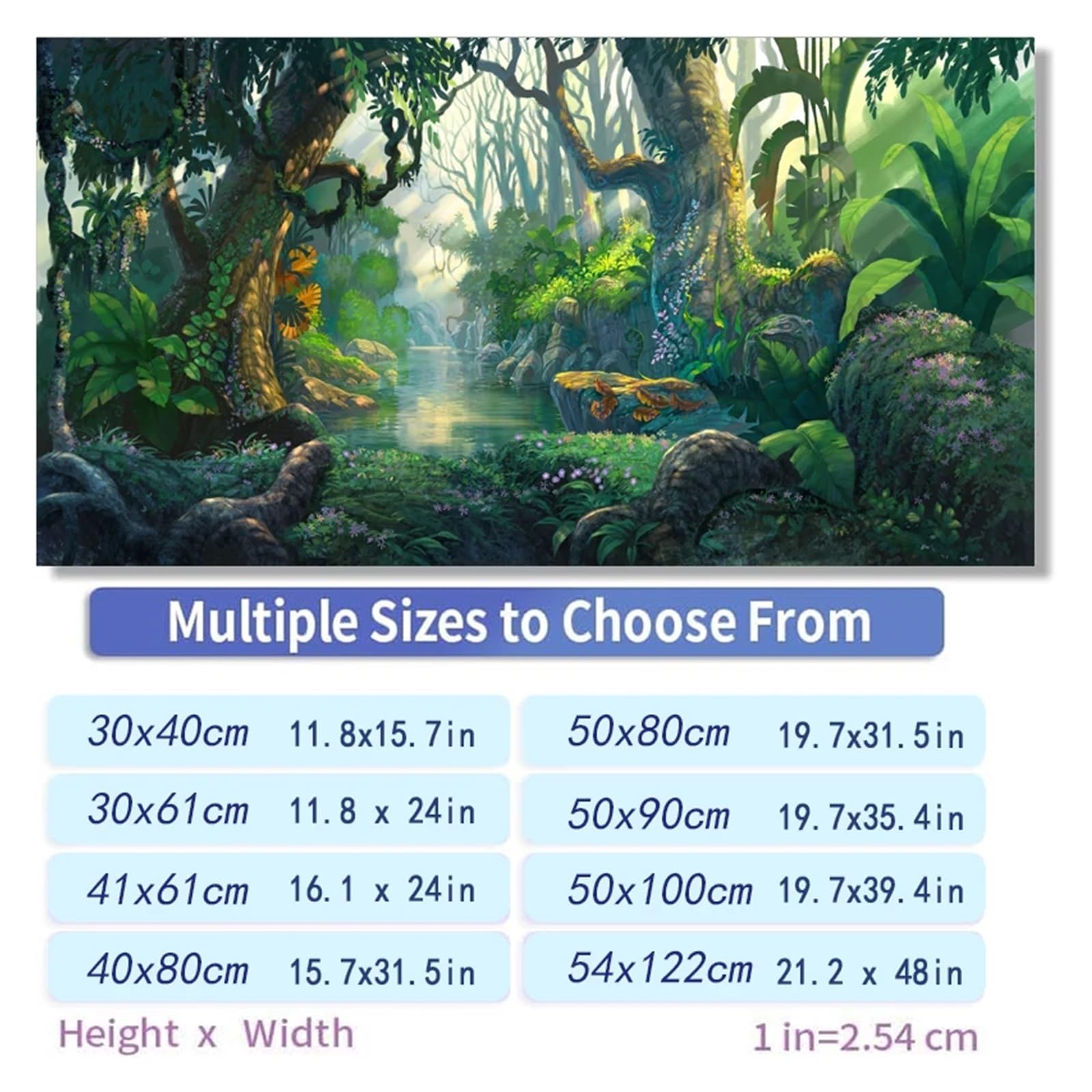 Aquarium Hintergrund 3D Aquarium Hintergrund Poster Klebstoff Aufkleber Fisch Tank Unterwasser Wald zur Dekoration(Color1,50x100cm)