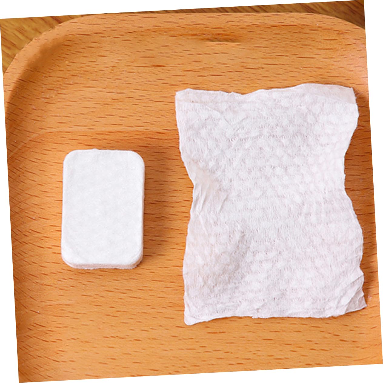 Mikinona 1packung Komprimierte Gesichtswischtücher Vliesstoff Für Sanftes Entfernen Von Make-up Und Gesichtsreinigung Für Unterwegs Und Tägliche Pflege