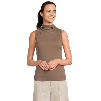 Michael Stars Chiara Drape Neck Tank Top Women
