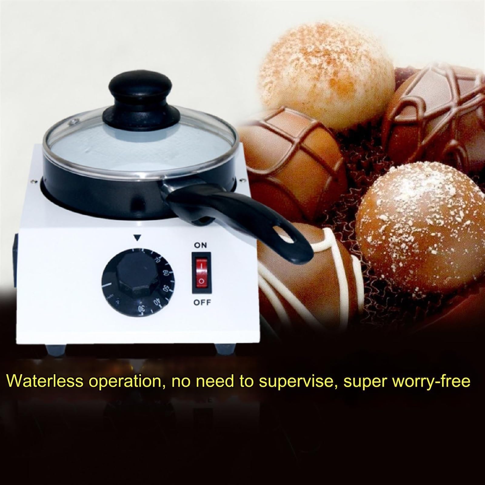 Accessoires de décoration pour la Maison, Appareil à Fondue au Chocolat - Appareil à Fondue électrique avec contrôle de la température pour Faire Fondre Le