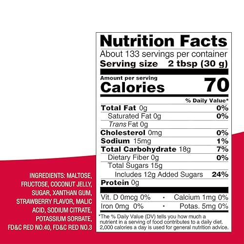 Miniatura 2 de Jalea, potenciador de postres y sensación sabrosa para bebidas, frasco de 8.5 lb