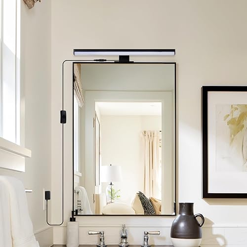 Miniatura 2 de LED Picture Light Plug in Vanity Lighting Fixture Wall Light Bathroom Over Mirror Light,16 inch Wall Picture Display Light 3000K,for