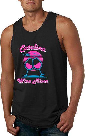 Prestige Worldwide Funny Boats and Hoes Pop Culture Mens Graphic Tank Top