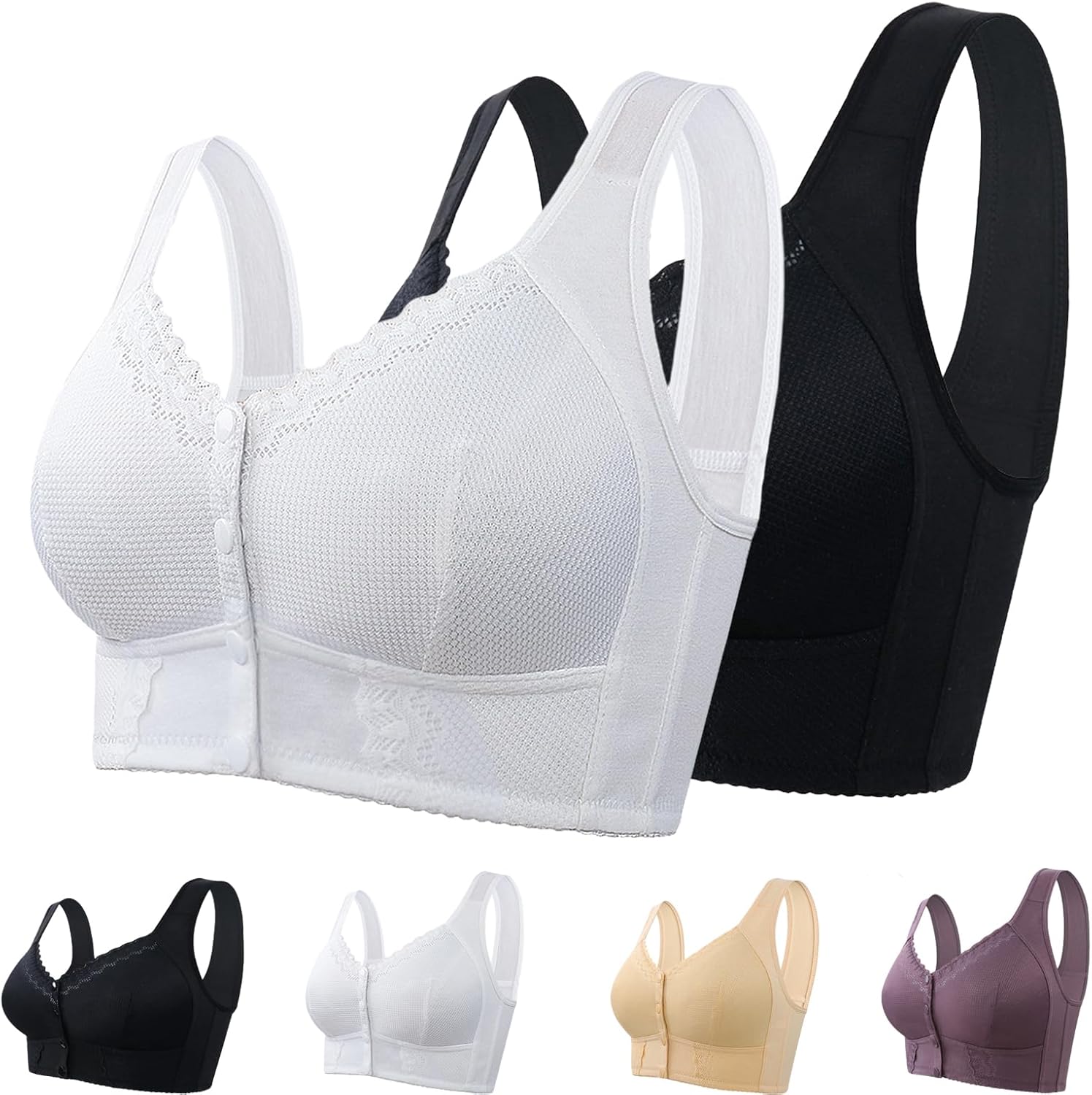 Qcvkou Luxysense Moona Bra for Senior, Luxysense Bra, Moona Bra for