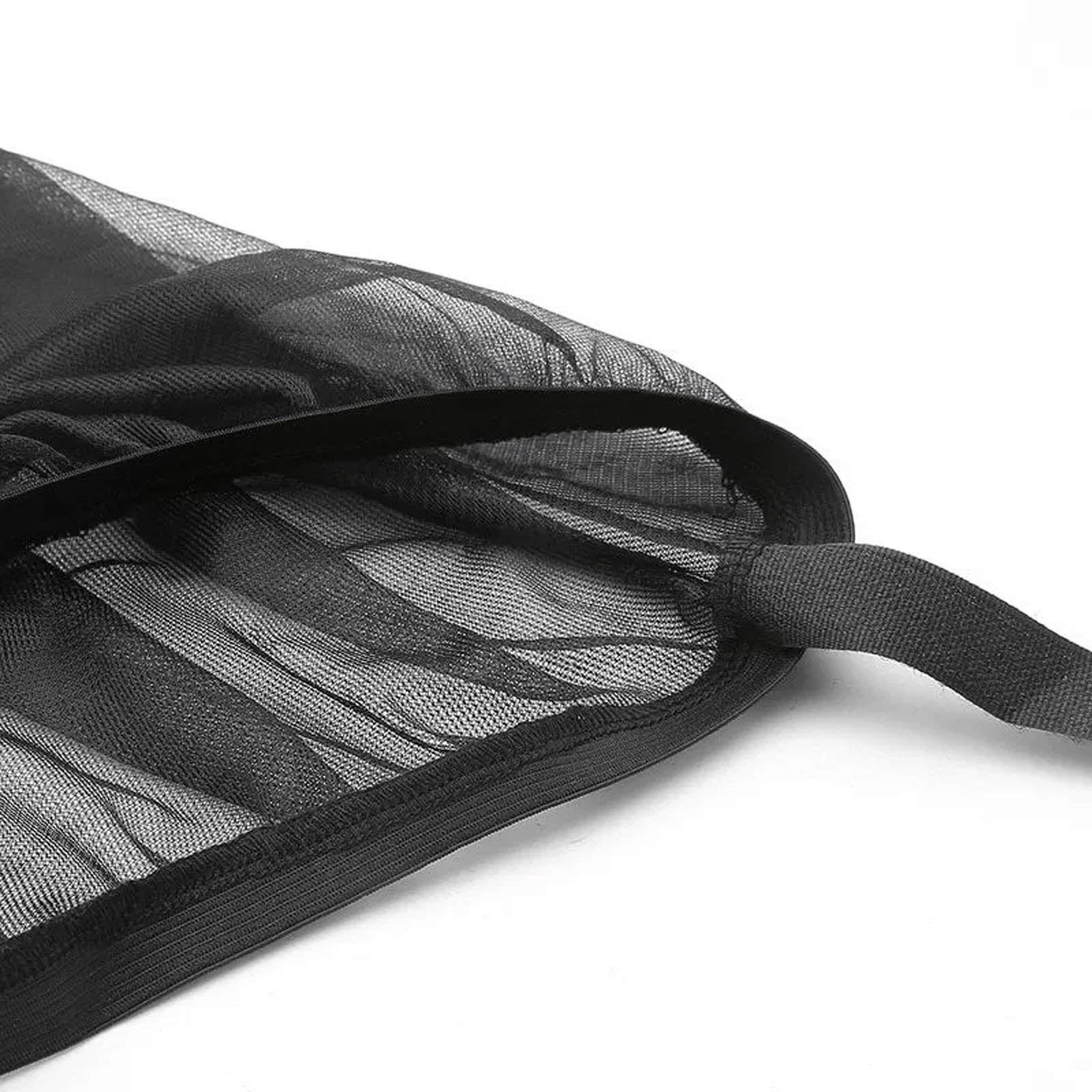 Xotic Tech 4Pcs Car Front Side Rear Window Sunshades Mesh Cover UV Protection Fit Most Cars, SUVs (Front Window Size: 14.56