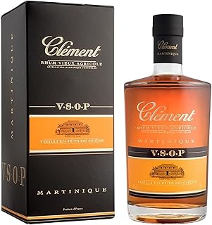 Top 3 des meilleurs rhums pour 2026 1 Clément- Rhum Vieux Agricole VSOP - Martinique - Vieilli en fûts de chêne - 40% Vol - 700 Ml