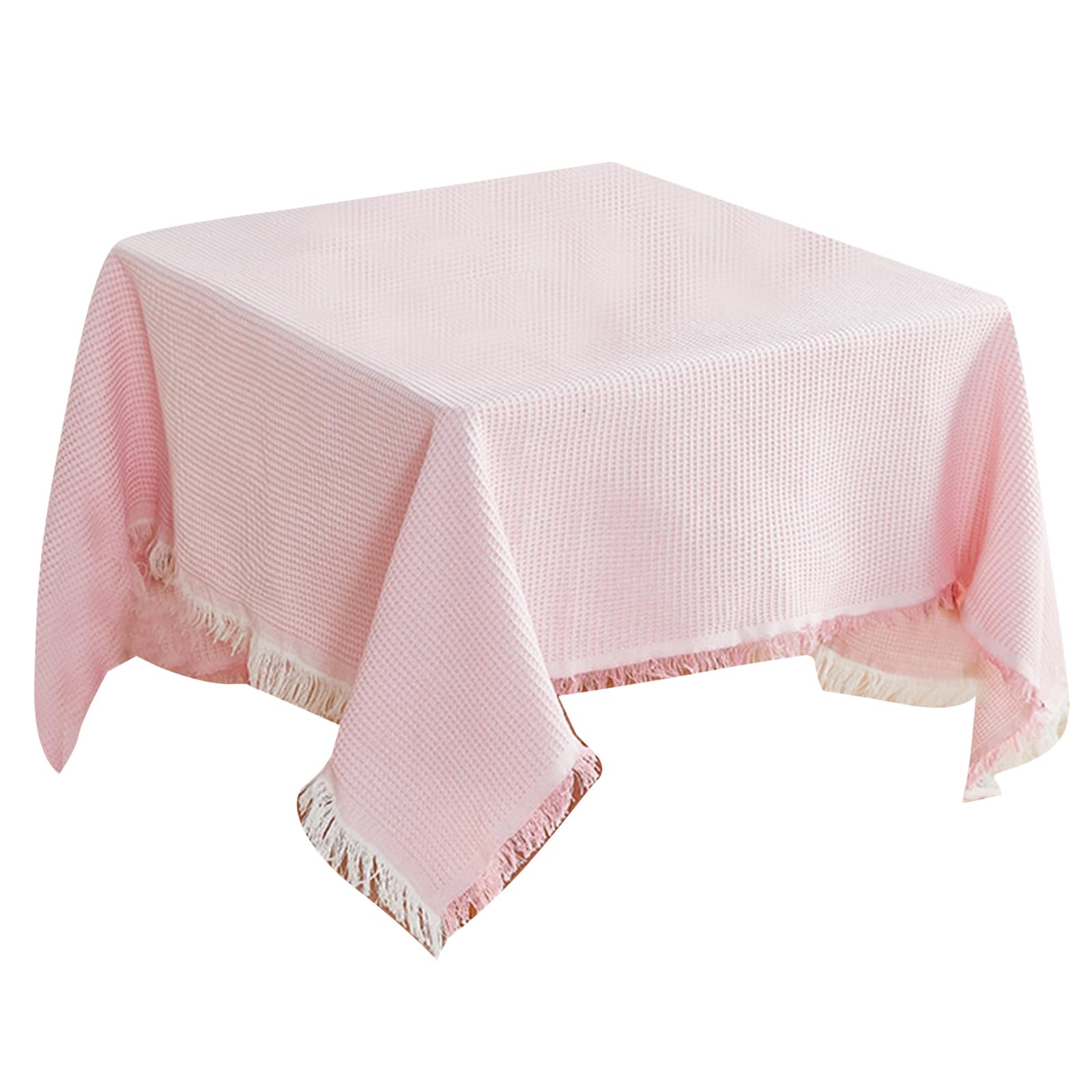 Tsophreniq Rectangle Tablecloth Fade Proof Table Slipcover Cloth for Holiday Gatherings Dining Event Easy Clean Cotton Linen Fabric Washable Tablecloth Gray
