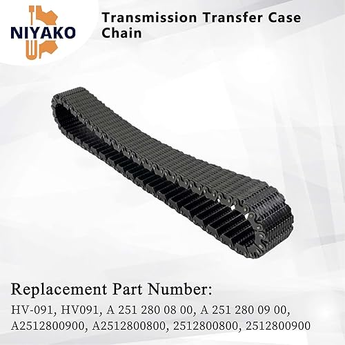 Miniatura 3 de Caja de transferencia Cadena de repuesto de cadena Morse # - A2512800800 A2512800900 Fit 2003-2010 Mercedes ML & GL & R Series