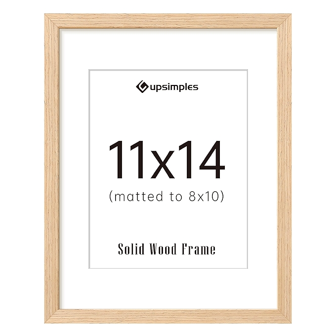 upsimples天然实木照片墙挂框装饰框