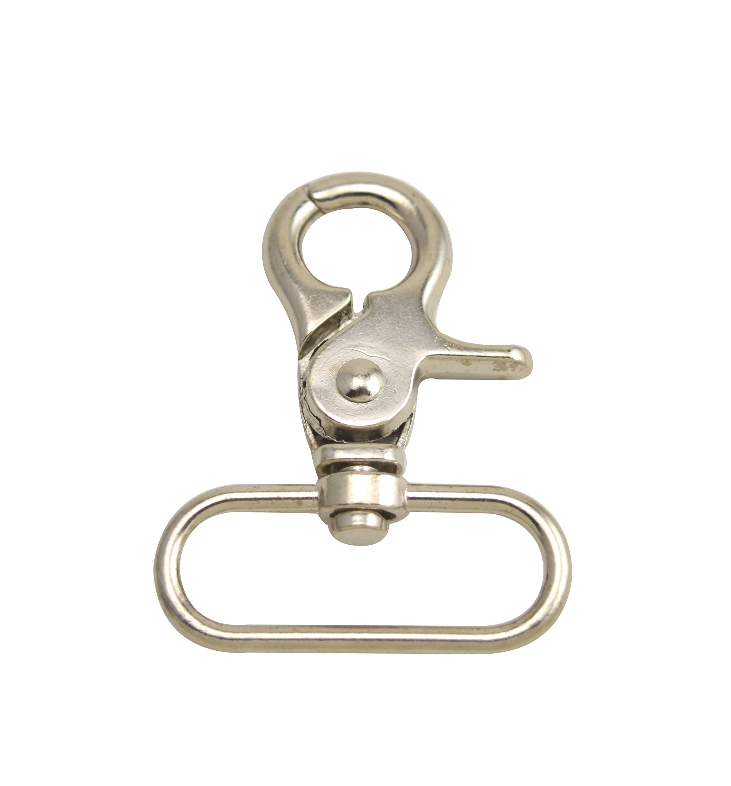 Mousquetons pivotants ovales Wuuycoky de 3,8 cm pour sangle de sac