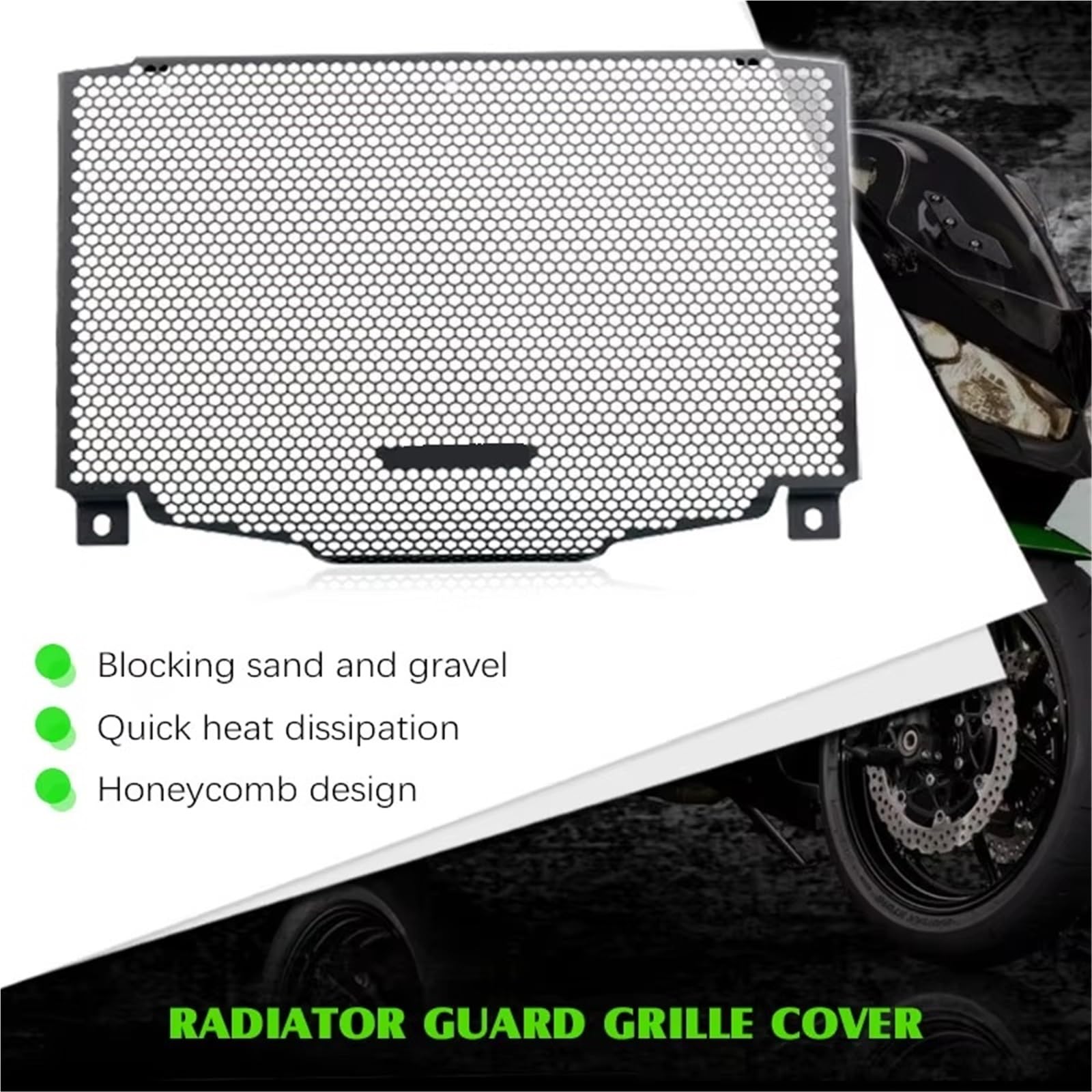 Moto Copri Radiatore Griglia Per KAWASAKI Per Z1000SX Per NINJA1000SX 2020 2021 Motociclo Copertura Della Griglia Radiatore | Accessori moto Protezione della protezione della copertura della griglia del radiatore in alluminio
